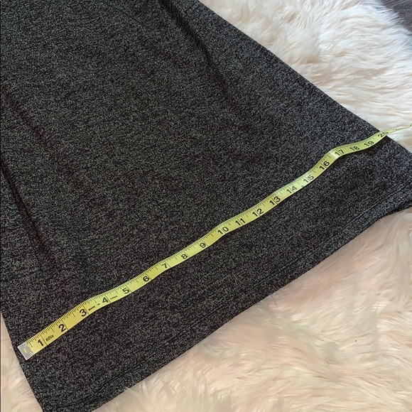 Loft Medium Petite Gray Fitted Dress - Picture 4 of 7